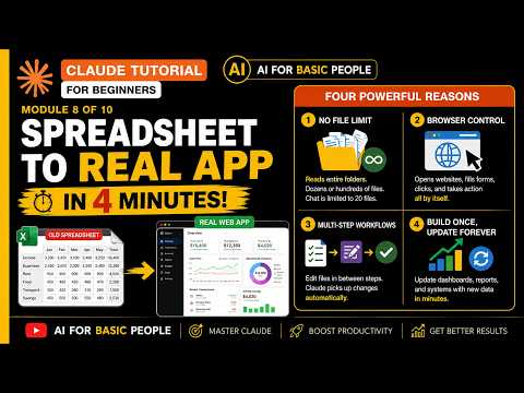 Claude Code Built a Real App From My Spreadsheet (No Coding Required)
