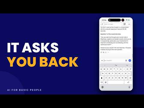 How To Prepare For An Interview Using ChatGPT (Free)